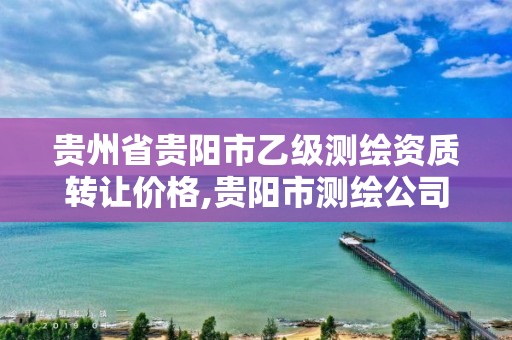 贵州省贵阳市乙级测绘资质转让价格,贵阳市测绘公司