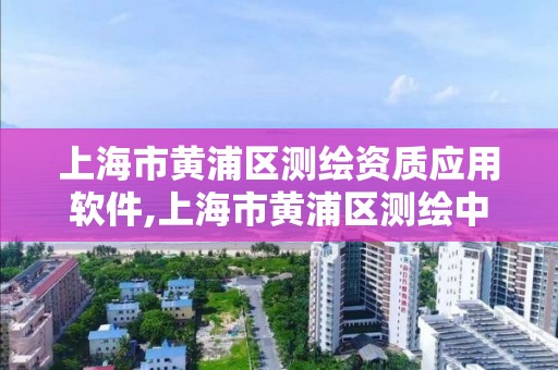 上海市黄浦区测绘资质应用软件,上海市黄浦区测绘中心