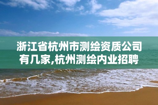 浙江省杭州市测绘资质公司有几家,杭州测绘内业招聘信息2020。