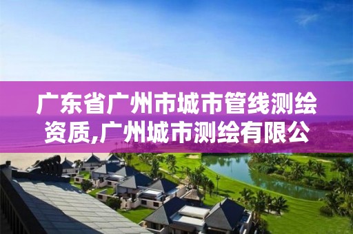 广东省广州市城市管线测绘资质,广州城市测绘有限公司