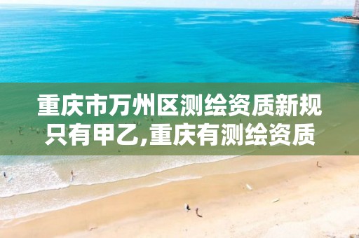 重庆市万州区测绘资质新规只有甲乙,重庆有测绘资质测绘公司大全。