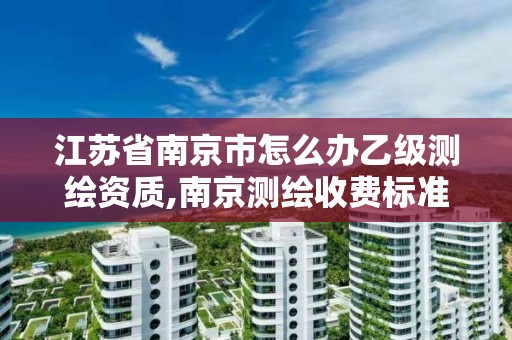 江苏省南京市怎么办乙级测绘资质,南京测绘收费标准