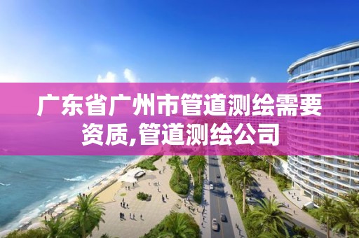 广东省广州市管道测绘需要资质,管道测绘公司