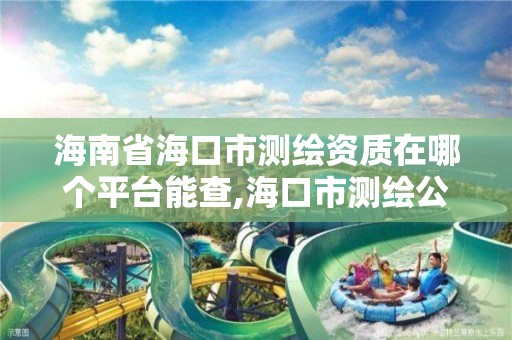 海南省海口市测绘资质在哪个平台能查,海口市测绘公司。