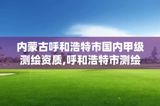 内蒙古呼和浩特市国内甲级测绘资质,呼和浩特市测绘仪器店