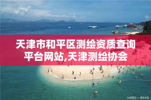 天津市和平区测绘资质查询平台网站,天津测绘协会