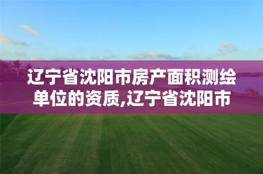 辽宁省沈阳市房产面积测绘单位的资质,辽宁省沈阳市房产面积测绘单位的资质有哪些