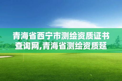 青海省西宁市测绘资质证书查询网,青海省测绘资质延期公告