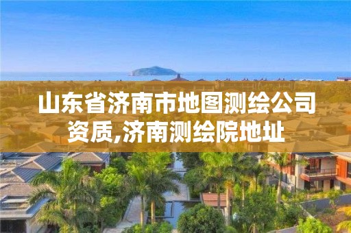 山东省济南市地图测绘公司资质,济南测绘院地址