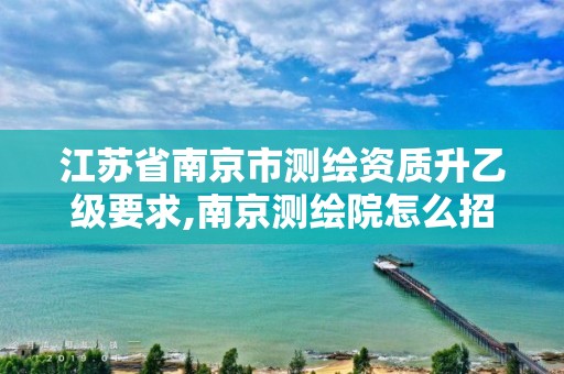 江苏省南京市测绘资质升乙级要求,南京测绘院怎么招人的