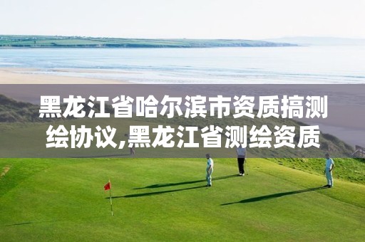 黑龙江省哈尔滨市资质搞测绘协议,黑龙江省测绘资质延期通知