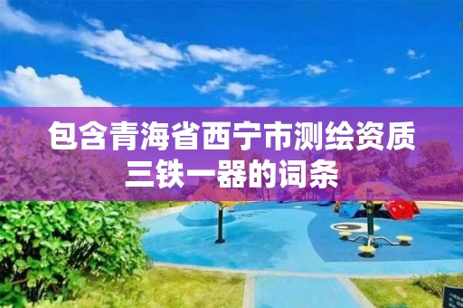 包含青海省西宁市测绘资质三铁一器的词条