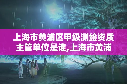 上海市黄浦区甲级测绘资质主管单位是谁,上海市黄浦区测绘中心。