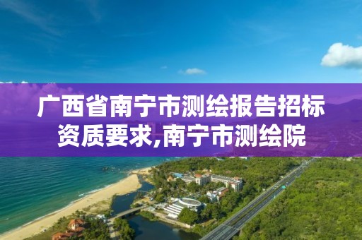 广西省南宁市测绘报告招标资质要求,南宁市测绘院