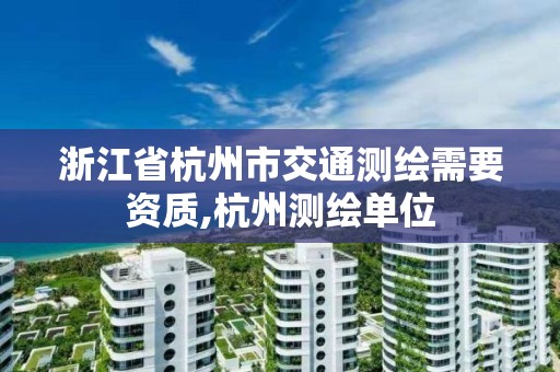 浙江省杭州市交通测绘需要资质,杭州测绘单位