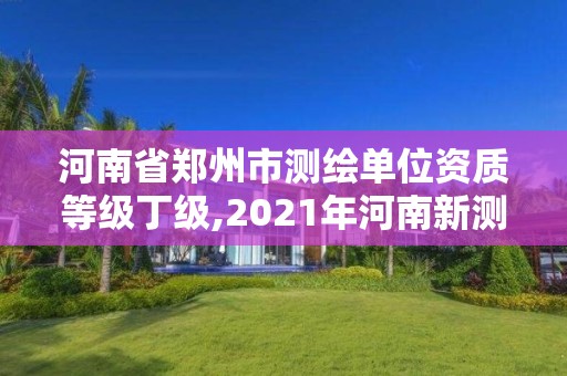 河南省郑州市测绘单位资质等级丁级,2021年河南新测绘资质办理