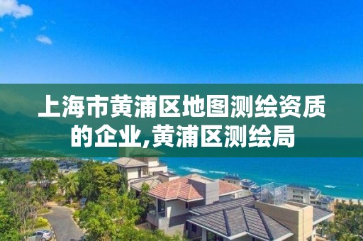 上海市黄浦区地图测绘资质的企业,黄浦区测绘局