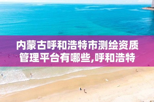 内蒙古呼和浩特市测绘资质管理平台有哪些,呼和浩特市工程测量招聘信息