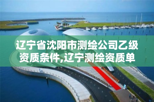 辽宁省沈阳市测绘公司乙级资质条件,辽宁测绘资质单位