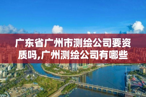 广东省广州市测绘公司要资质吗,广州测绘公司有哪些