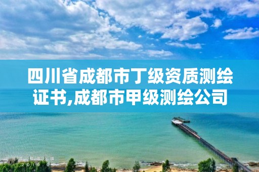 四川省成都市丁级资质测绘证书,成都市甲级测绘公司