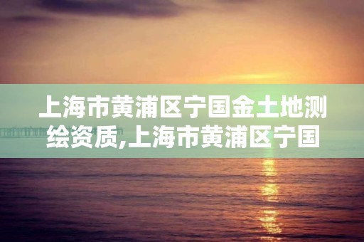 上海市黄浦区宁国金土地测绘资质,上海市黄浦区宁国金土地测绘资质查询