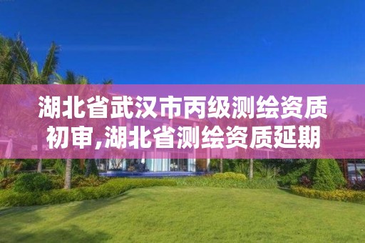 湖北省武汉市丙级测绘资质初审,湖北省测绘资质延期公告