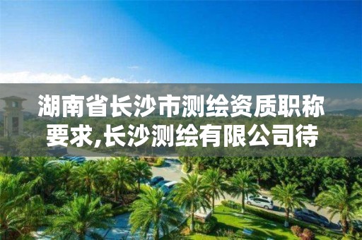 湖南省长沙市测绘资质职称要求,长沙测绘有限公司待遇