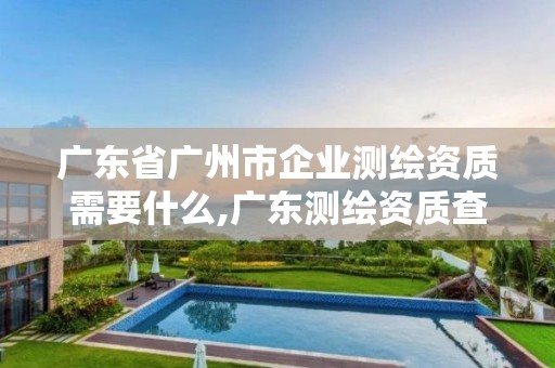 广东省广州市企业测绘资质需要什么,广东测绘资质查询。