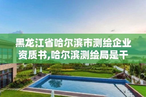 黑龙江省哈尔滨市测绘企业资质书,哈尔滨测绘局是干什么的