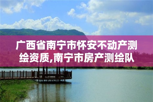 广西省南宁市怀安不动产测绘资质,南宁市房产测绘队