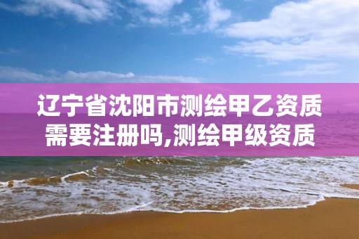 辽宁省沈阳市测绘甲乙资质需要注册吗,测绘甲级资质业务范围