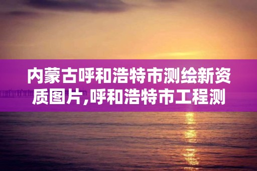 内蒙古呼和浩特市测绘新资质图片,呼和浩特市工程测量招聘信息