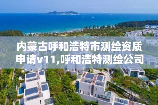 内蒙古呼和浩特市测绘资质申请v11,呼和浩特测绘公司招聘