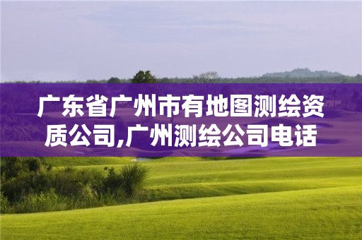 广东省广州市有地图测绘资质公司,广州测绘公司电话