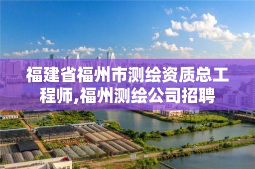 福建省福州市测绘资质总工程师,福州测绘公司招聘