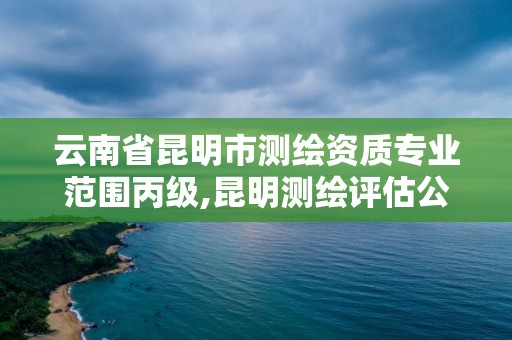 云南省昆明市测绘资质专业范围丙级,昆明测绘评估公司