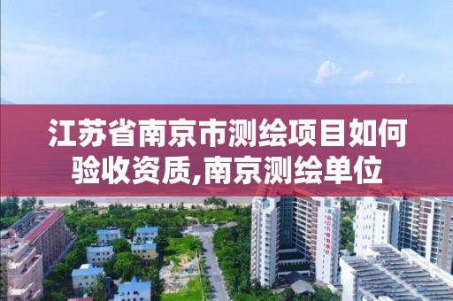 江苏省南京市测绘项目如何验收资质,南京测绘单位