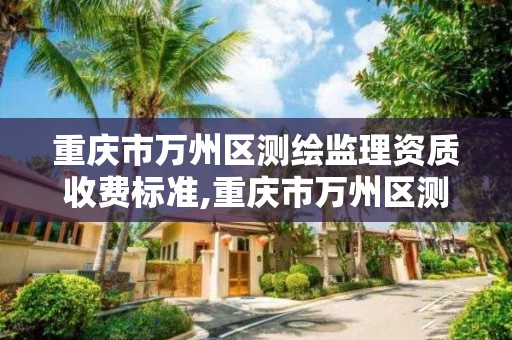 重庆市万州区测绘监理资质收费标准,重庆市万州区测绘监理资质收费标准最新