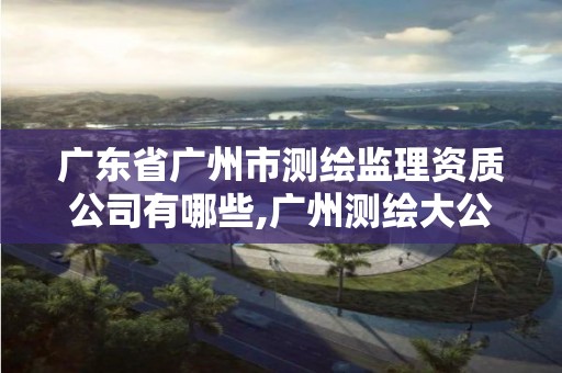 广东省广州市测绘监理资质公司有哪些,广州测绘大公司有哪些