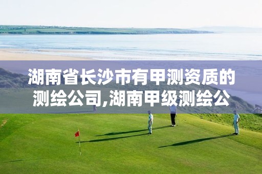 湖南省长沙市有甲测资质的测绘公司,湖南甲级测绘公司。