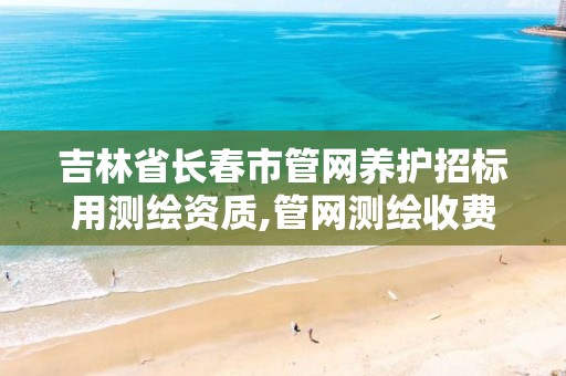 吉林省长春市管网养护招标用测绘资质,管网测绘收费标准。