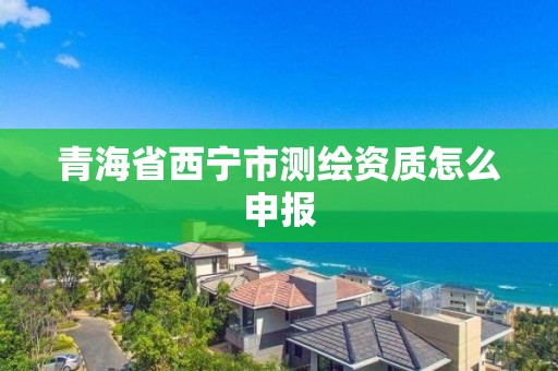 青海省西宁市测绘资质怎么申报