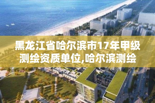 黑龙江省哈尔滨市17年甲级测绘资质单位,哈尔滨测绘局是干什么的。