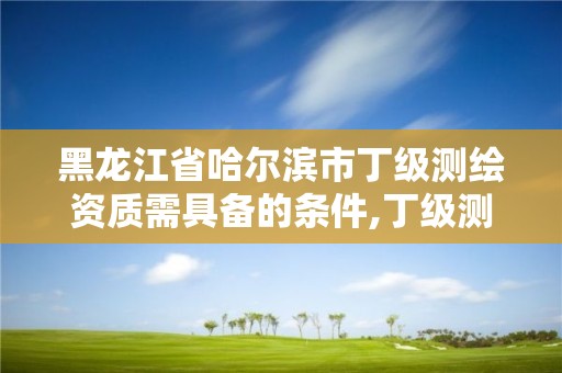 黑龙江省哈尔滨市丁级测绘资质需具备的条件,丁级测绘资质申请需要什么仪器。