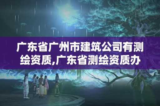 广东省广州市建筑公司有测绘资质,广东省测绘资质办理流程