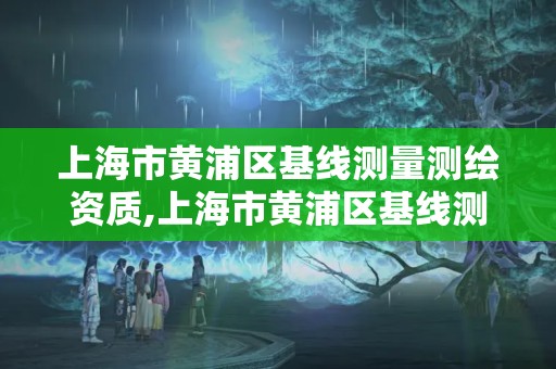 上海市黄浦区基线测量测绘资质,上海市黄浦区基线测量测绘资质查询