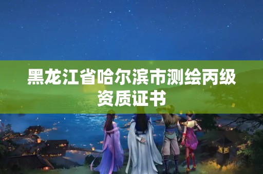 黑龙江省哈尔滨市测绘丙级资质证书