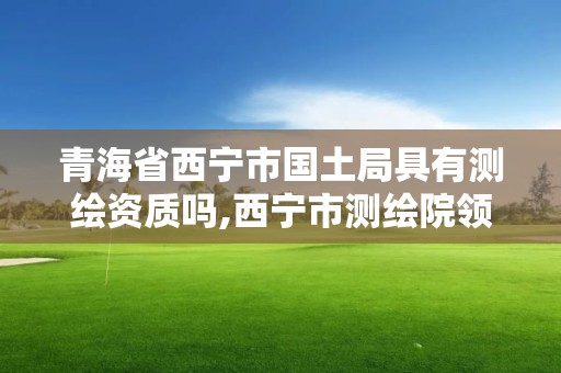 青海省西宁市国土局具有测绘资质吗,西宁市测绘院领导班子成员。