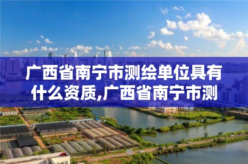 广西省南宁市测绘单位具有什么资质,广西省南宁市测绘单位具有什么资质的